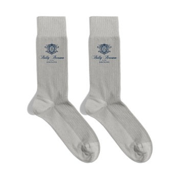Meias Stamp Blank Cinzentas