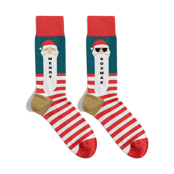 Meias de Natal para o Pai Natal