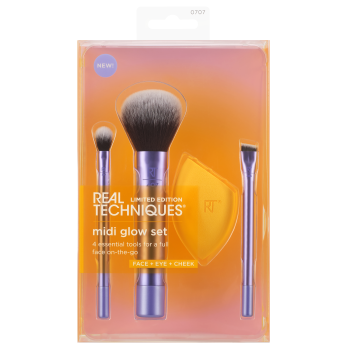 Conjunto Night Brights Midi Glow Brush + Esponja