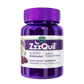  ZZZQUIL Natura Gummies Melatonina Ajuda para Dormir