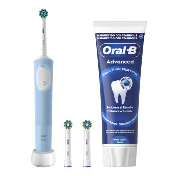 Pack Pro Vitality Escova de Dentes Elétrica + Pasta Dentífrica Advanced + Recargas