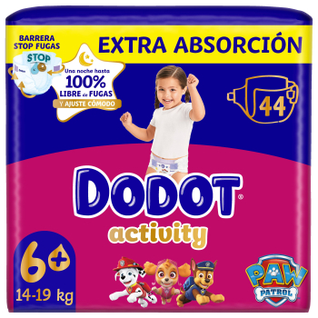 Pañales Extra Absorción Talla 6+ Activity