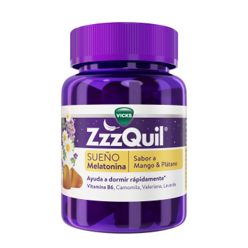 ZZQUIL Natur Gummies Manga &amp; Banana Ajuda ao sono