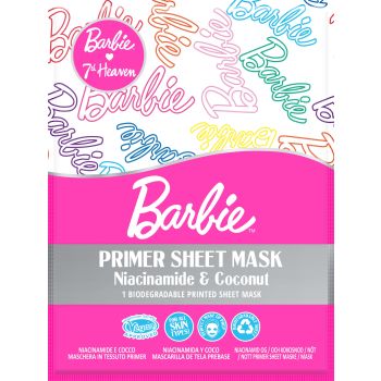 Barbie Máscara de Tecido Primer com Niacinamida e Coco