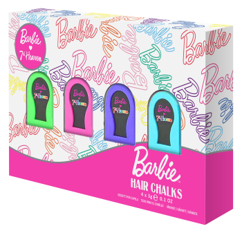 Gizes de cabelo coloridos da barbie