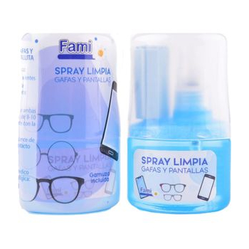 Spray de limpeza para óculos + pano de limpeza