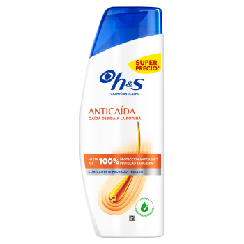 Champô anti-caspa e anti-queda de cabelo