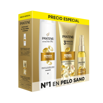 Pro-V Repara y Protege Champú 325ml + Acondicionador 220ml + Aceite 100ml