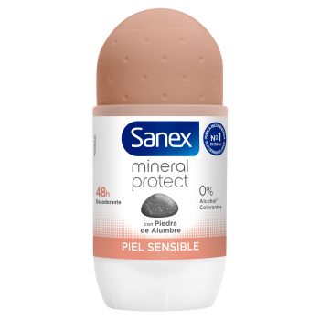 Desodorizante Roll-On Natur Protect Pele Sensível 24H com Pedra de Alúmen