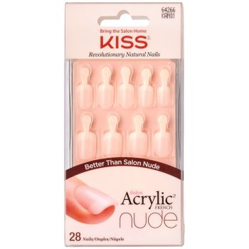  Unhas Postiças Salon Acrylic Nude