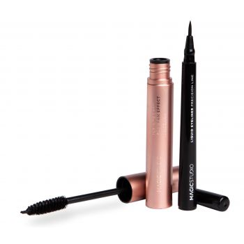 Eyeliner líquido e Máscara de pestanas