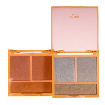 Paleta de iluminadores em pó