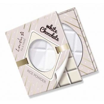Chocolate branco em pó Pó compactos