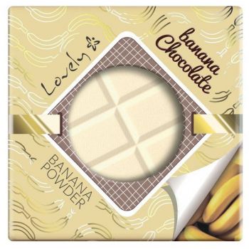 Banana Chocolate em pó Pó compactos