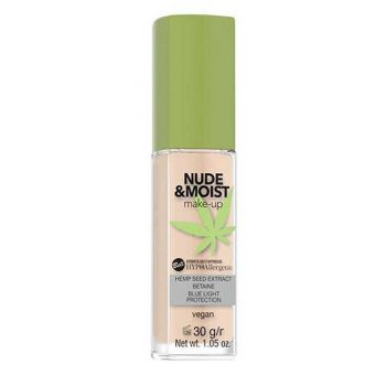 Base de Maquilhagem Hipoalergénica Nude & Moist