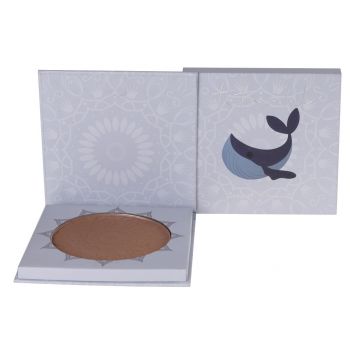 Pó compacto bronzeador Bronzer Baleia