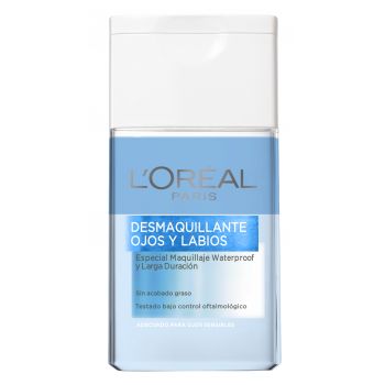 Desmaquilhante de olhos e lábios à prova de água