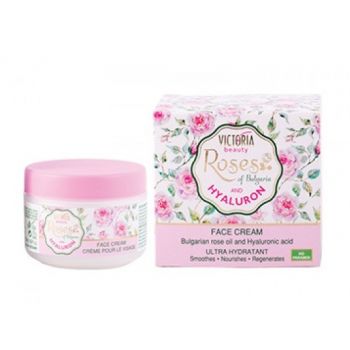 Creme de Dia Facial com Rosas &amp; Ácido Hialurónico