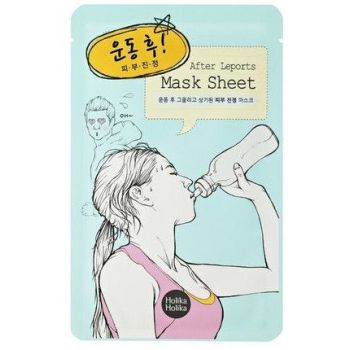 Depois da máscara mascarilla após Leports