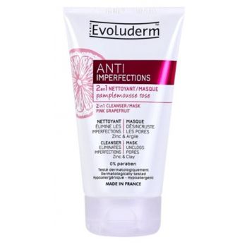 Máscara Facial 2 em 1 Limpadora Anti-Imperfeições