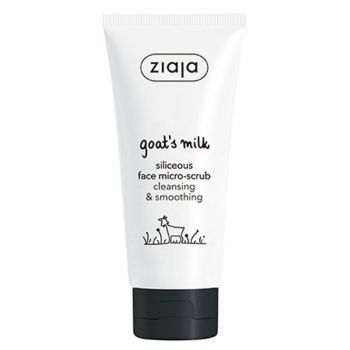 Micro esfoliante facial de leite de cabra com sílica