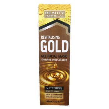 Máscara de ouro revitalizante com colágenio