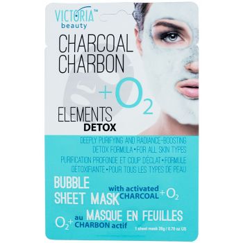 Máscara Facial detox com carvão vegetal da Elements