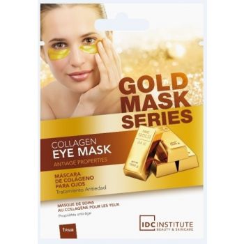 Máscara de ouro para o contorno dos olhos com colágenio