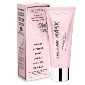 Máscara Facial de Argila Rosa &amp; Rose