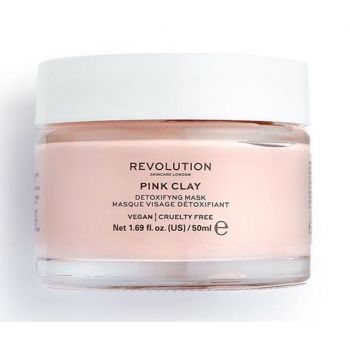 Máscara detox de argila rosa