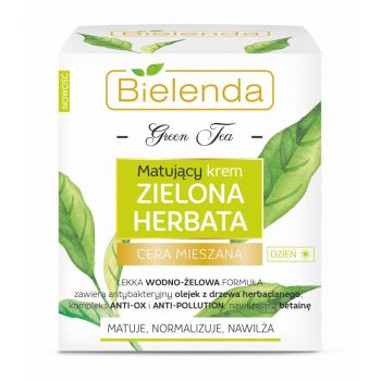 Creme de dia matificante à base de green tea