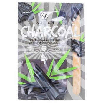 Máscara facial detox com carvão vegetal