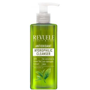 Produto de limpeza antioxidante hidrofílico com extrato de chá verde
