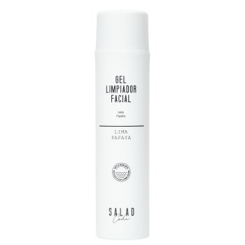 Gel de limpeza facial de lima e papaia