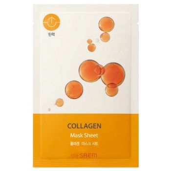 Máscara facial de bio solução de colágeno