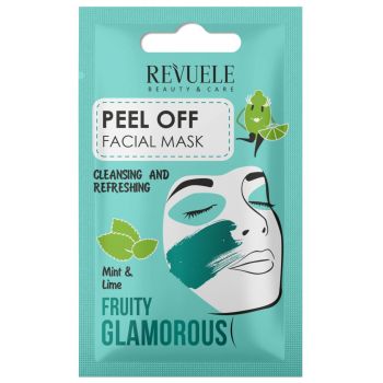 Máscara Facial Descascadora Frutada Glamorosa com Mentos e Lima