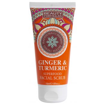 Esfoliante facial de ginger e curcuma Esfoliante facial