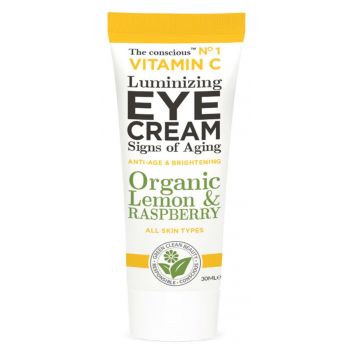 Creme iluminador para o contorno dos olhos com Vitamina C