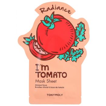 Máscara de tomate I'm Tomato Máscara facial com brilho e luminosidade