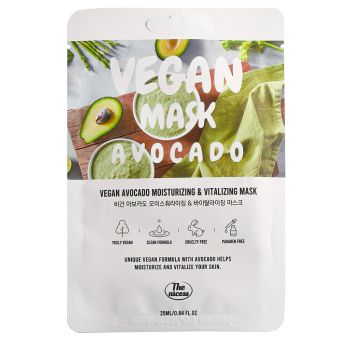 Máscara Facial Vegan Avocado Moisturizing & Vitalizing Mask