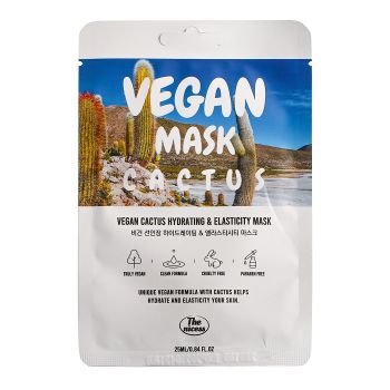 Máscara facial Vegan Cactus Hydrating & Elasticity Mask