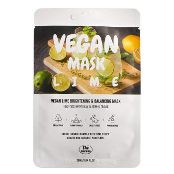 Máscara facial Vegan Lime Brightening & Balancing Mask