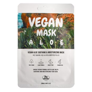 Máscara facial Vegan Aloe Soothing & Moisturizing Mask