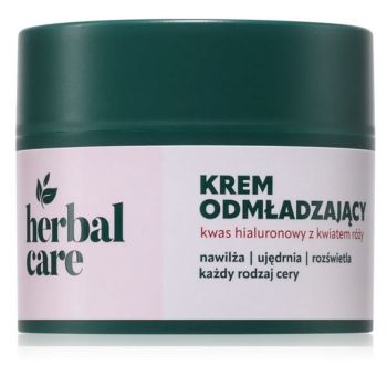 Herbal Care Creme Facial Antienvelhecimento com Ácido Hialurónico e Flor de Rosa