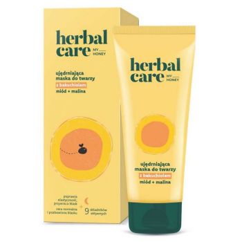 Máscara facial refirmante com Bakuchiol, mel e framboesa