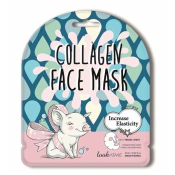 Máscara facial de colágenio