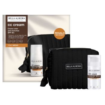 CC Cream Antimanchas SPF 50+ Tom Médio + Nécessaire