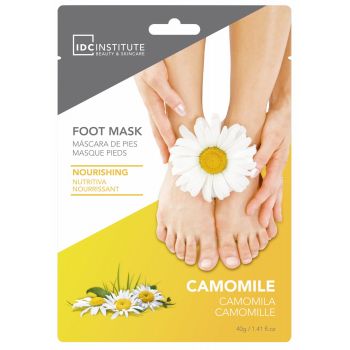Máscara de pés de camomila