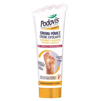 Creme de pés com pedra-pomes