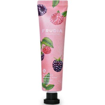 Creme para as mãos com vinho de framboesa